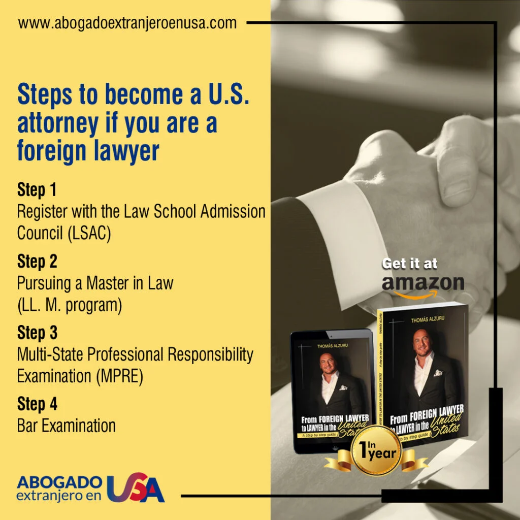 Foreign Lawyer Consulting - Steps to become a U.S. attorney if you are a foreign lawyer